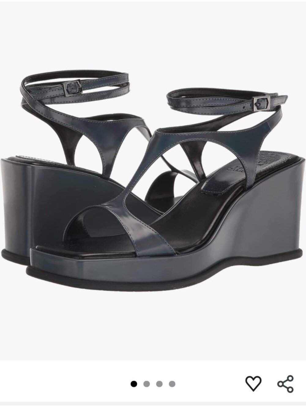 Vince Camuto womens Fetemee Ankle Strap Wedge Sandal